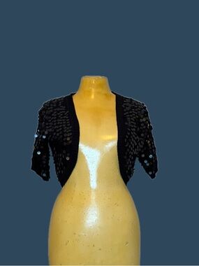 ⚫️Y2K Sequin Crop Shrug Cardigan⚫️